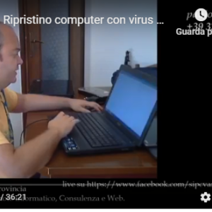 ripristino computer con virus